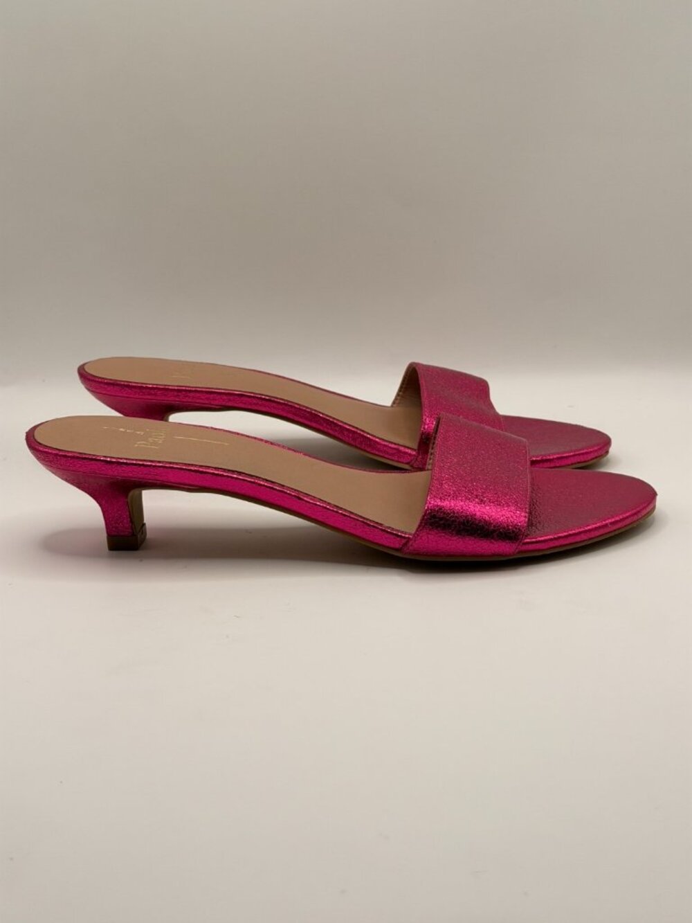 LINEA PAOLO Womens Ilia Kitten Heel Sandal In Pink Sz 8 M - Picture 6 of 9